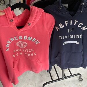 Two Abercrombie hoodies size large